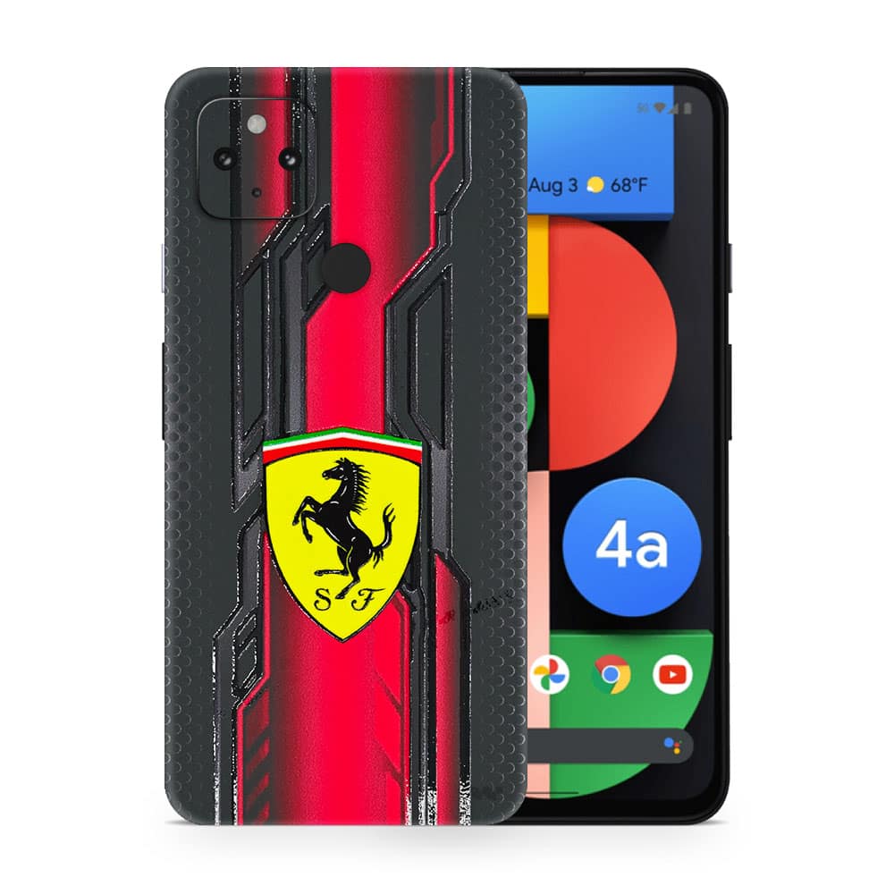 Pixel 4a 5g ferrari's legacy 3d skin wrapitskin