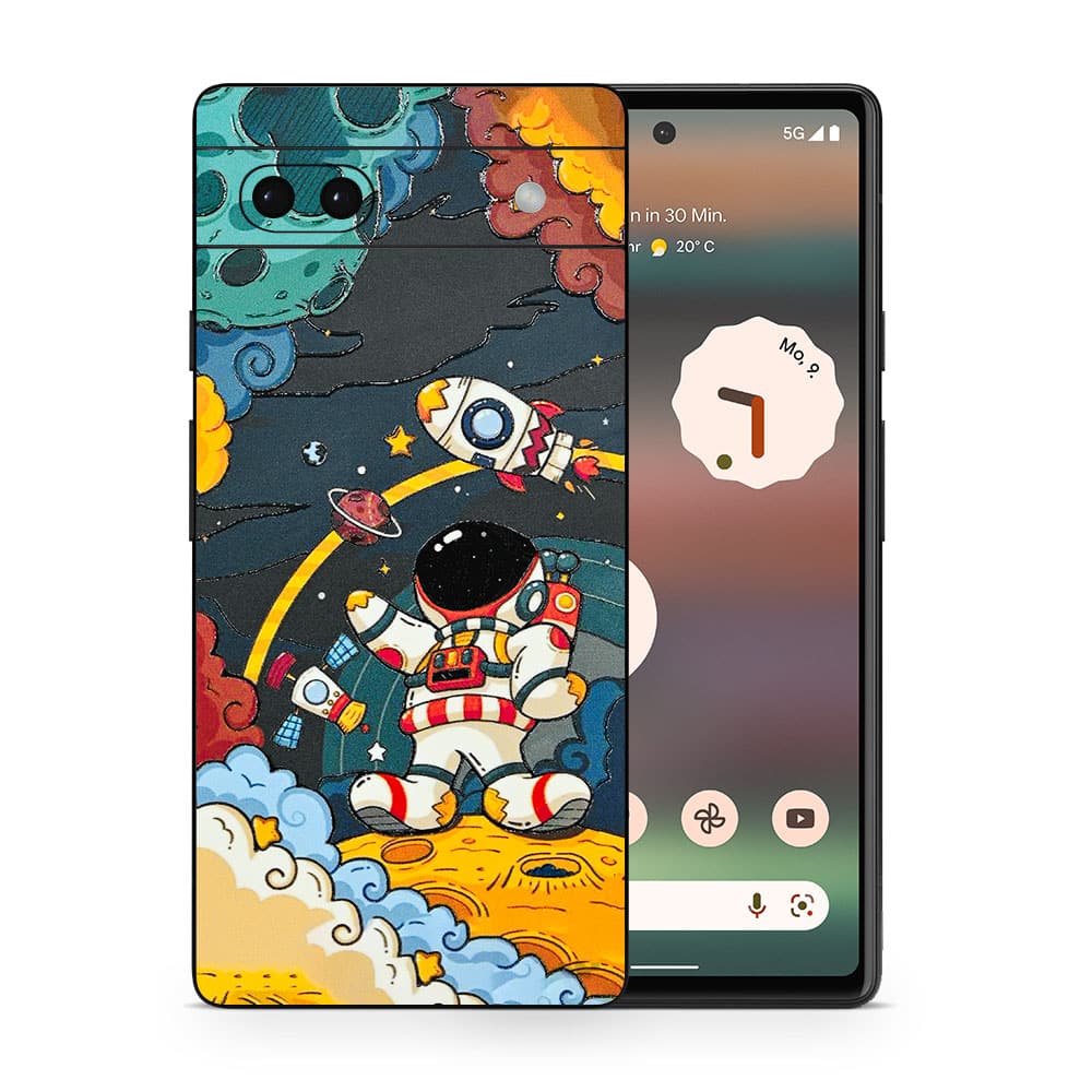 Pixel 6a flight planet 3d skin wrapitskin