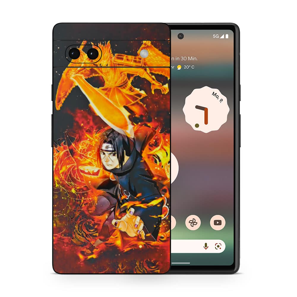 Pixel 6a itachi 3d skin wrapitskin