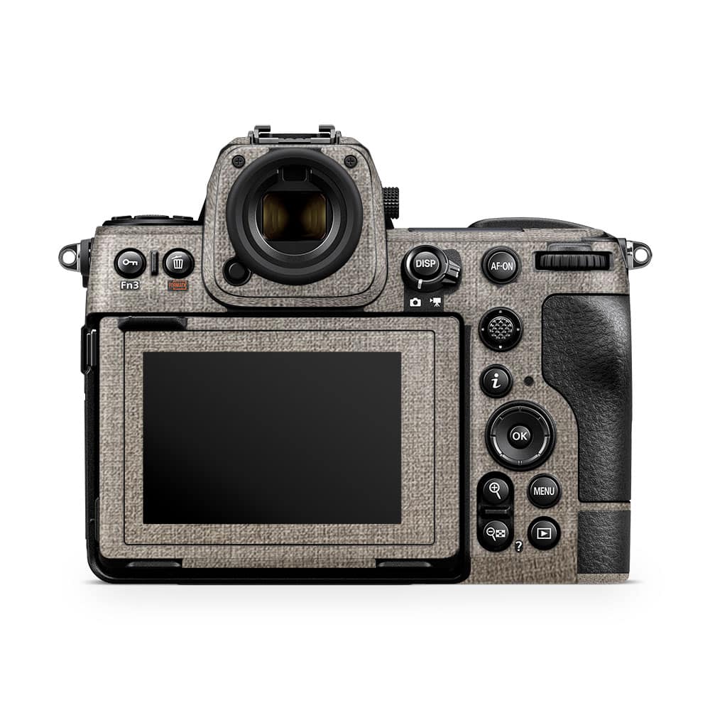 Nikon z8 mirrorless camera denim tan skin | wrapitskin