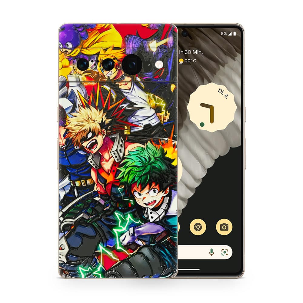 Pixel 7 pro my hero 3d skin wrapitskin
