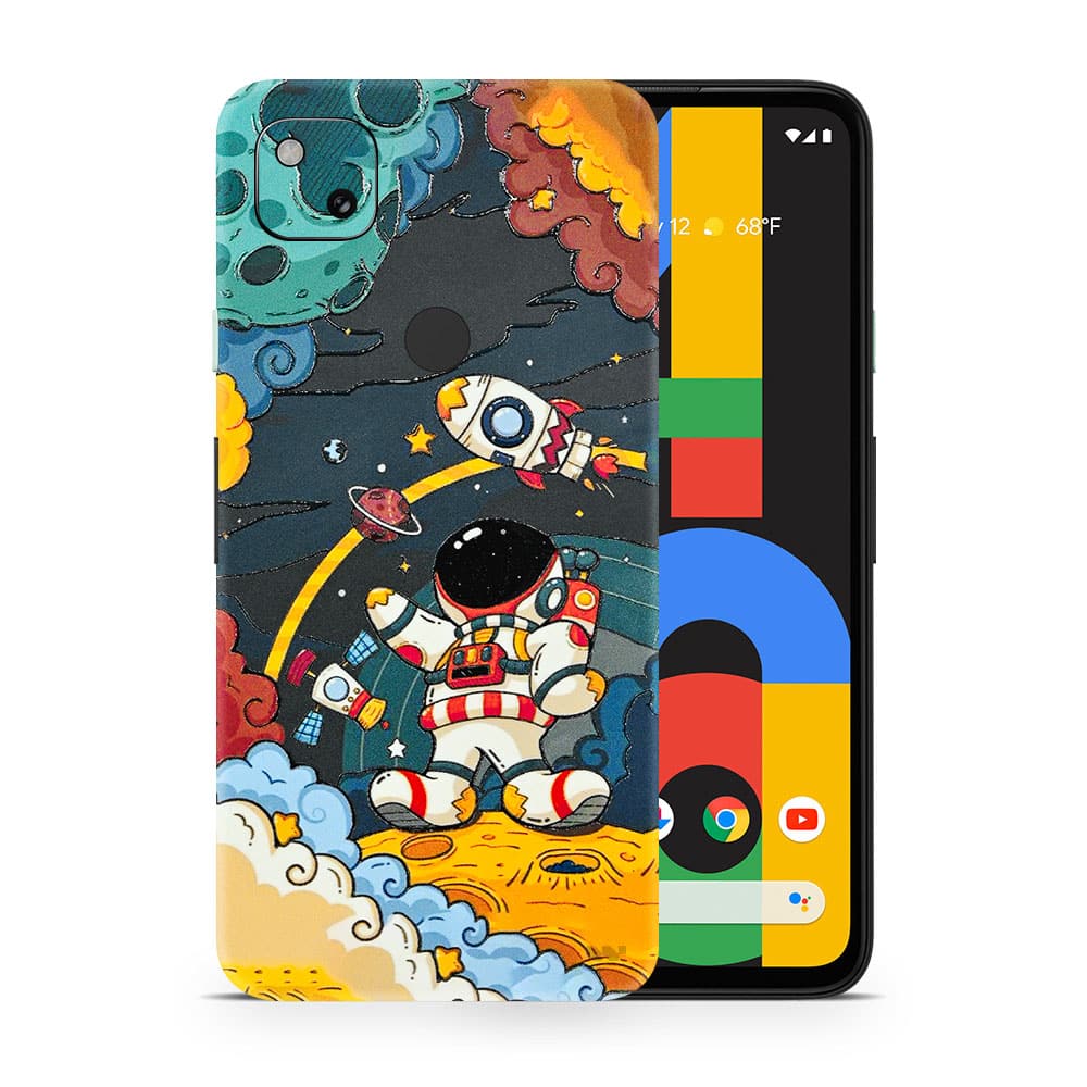 Pixel 4a flight planet 3d skin wrapitskin