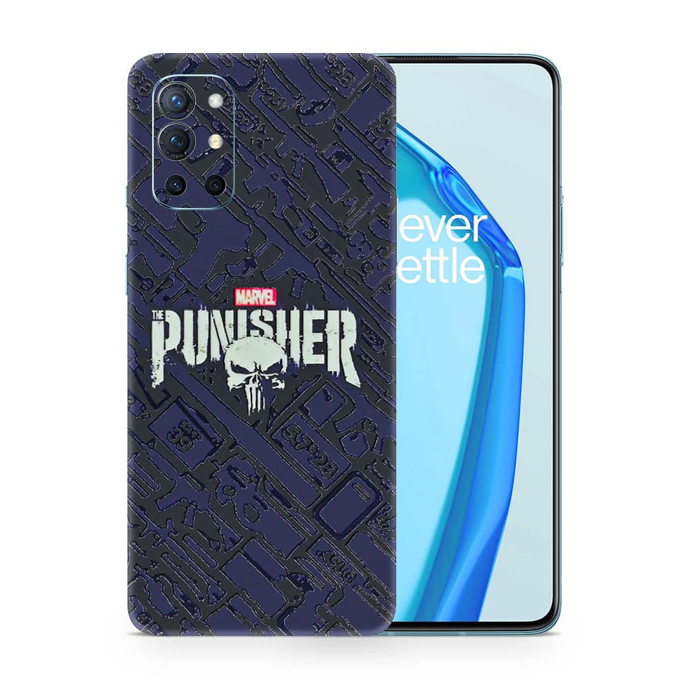 Oneplus 9r punisher 3d skin wrapitskin