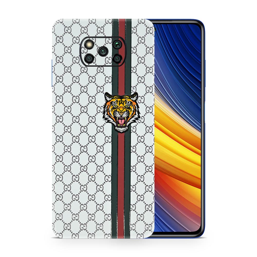 Poco x3 pro gucci tiger 3d skin wrapitskin
