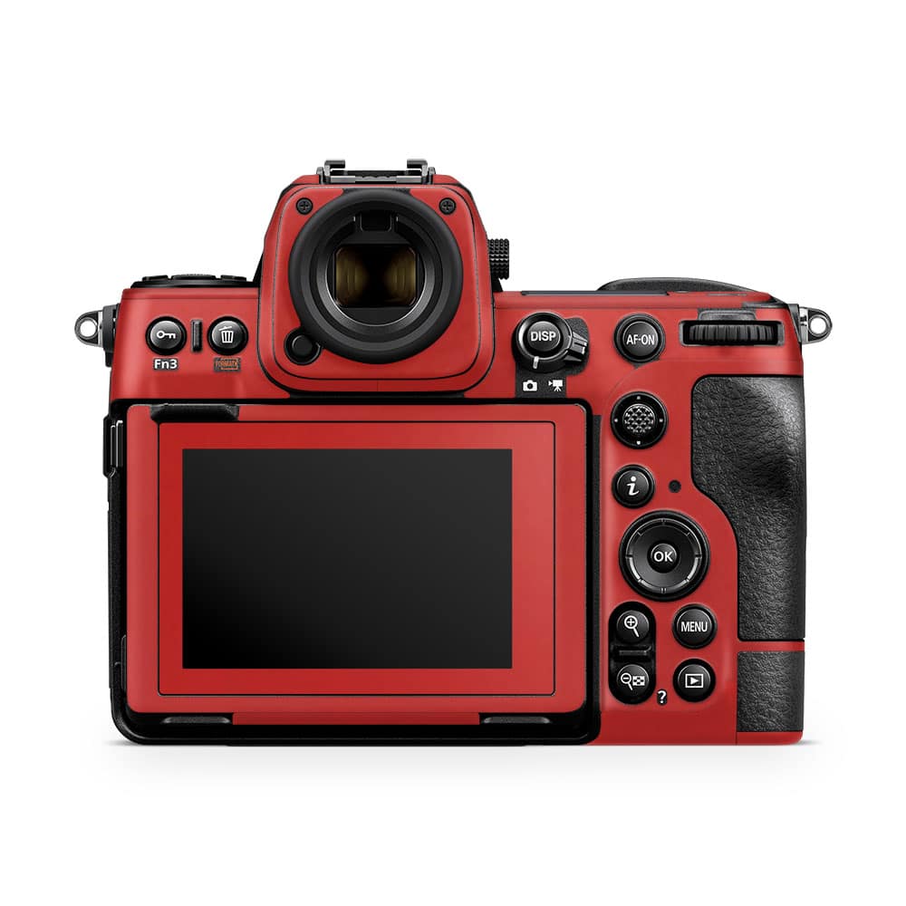 Nikon z8 mirrorless camera matte red skin | wrapitskin
