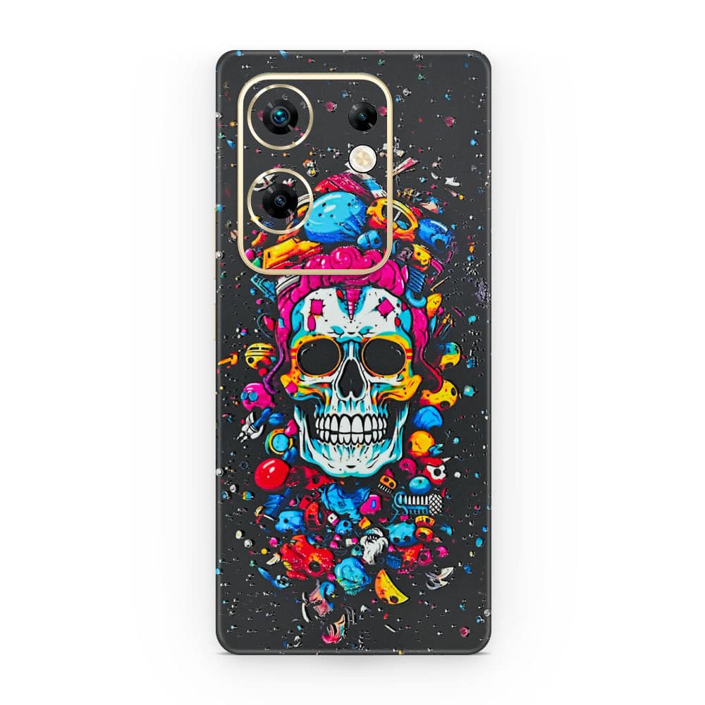 Infinix zero 30 4g skull 3d skin wrapitskin