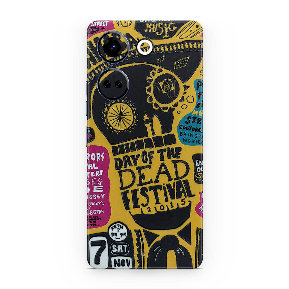 Tecno camon 20 pro street festival 3d skin wrapitskin