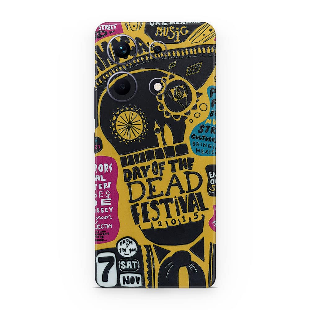Infinix note 30 street festival 3d skin wrapitskin