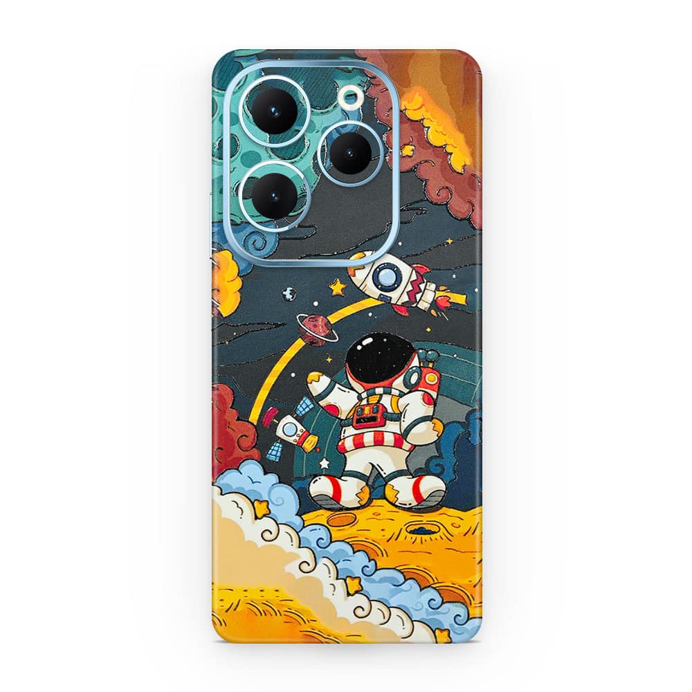 Infinix hot 40 flight planet 3d skin wrapitskin