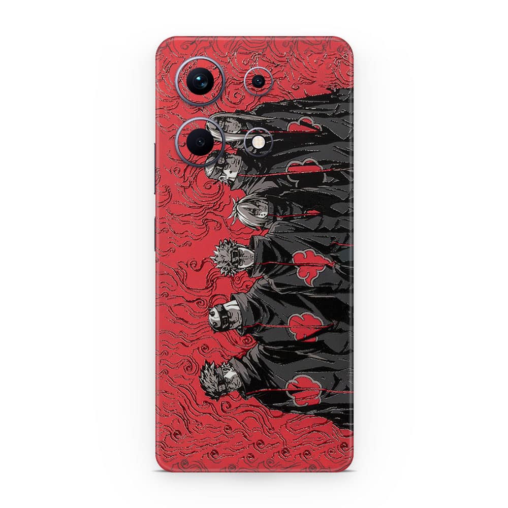 Infinix note 30 shinobi warriors 3d skin wrapitskin