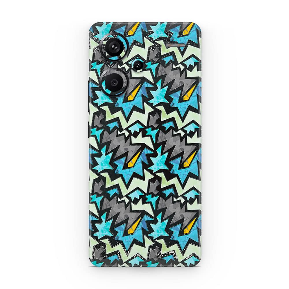 Redmi note 13 pro plus graffiti harmony 3d skin wrapitskin