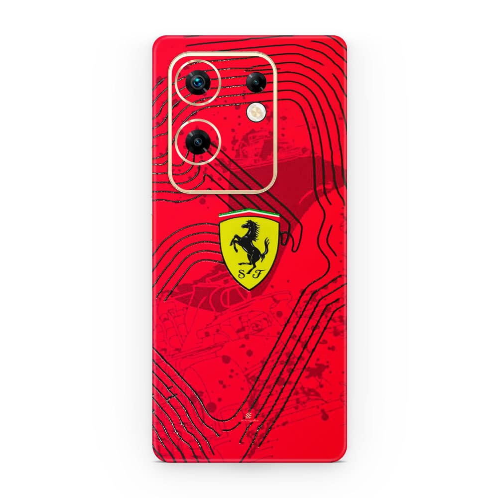 Infinix zero 30 4g ferrari's blaze 3d skin wrapitskin