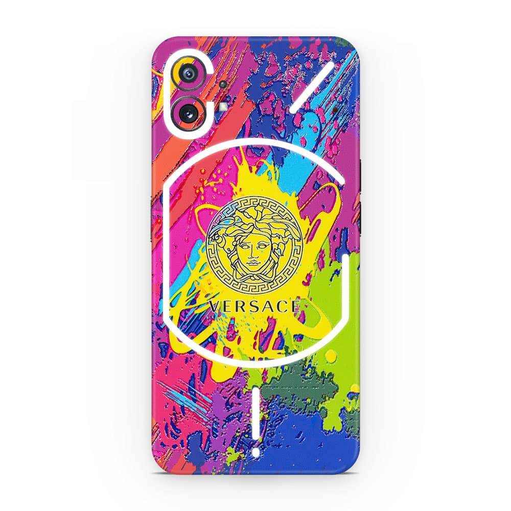 Nothing phone 1 versace colorful 3d skin wrapitskin