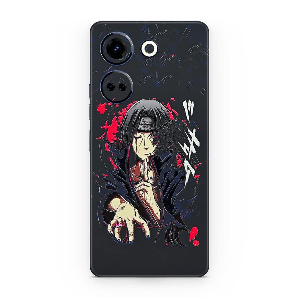 Tecno camon 20 itachi uchiha 3d skin wrapitskin
