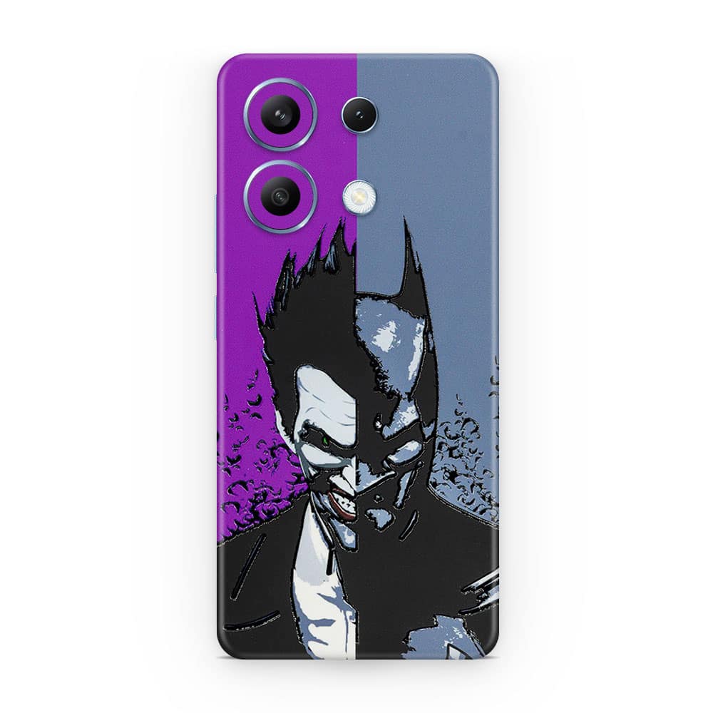 Redmi note 13 4g batman vs joker 3d skin wrapitskin