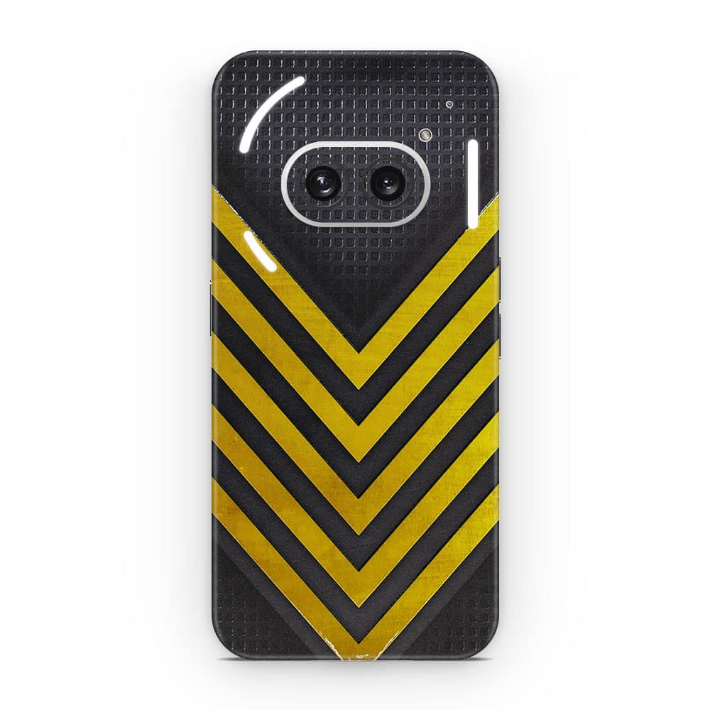 Nothing phone 2a arrows yellow 3d skin wrapitskin