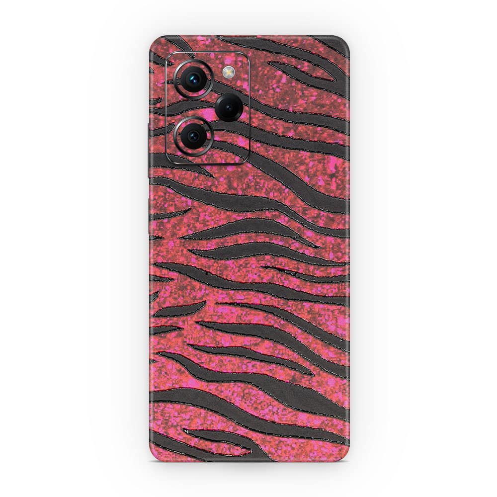 Poco x5 pro red zebra 3d skin wrapitskin