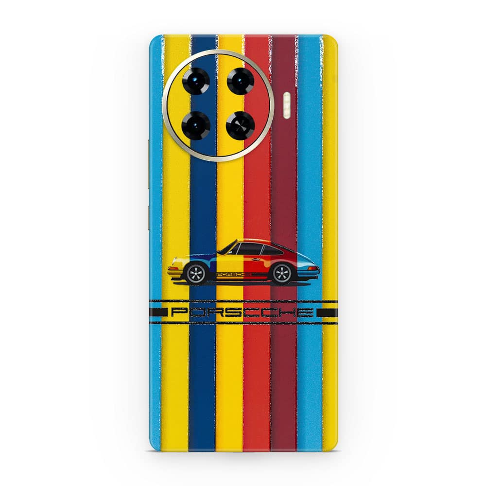 Tecno spark 20 pro plus porsche multicolor 3d skin wrapitskin
