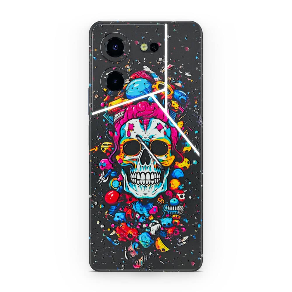 Tecno pova 5 pro 5g skull 3d skin wrapitskin