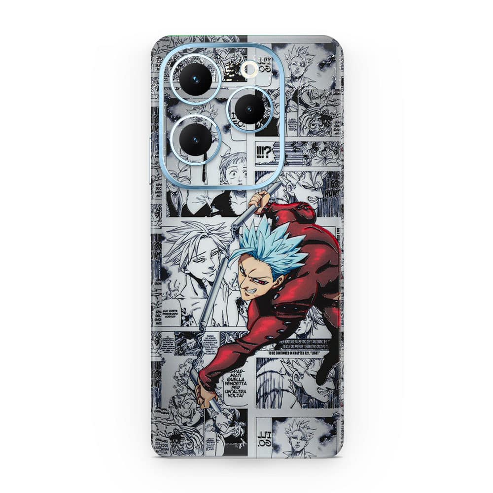Infinix hot 40 ban sds 3d skin wrapitskin