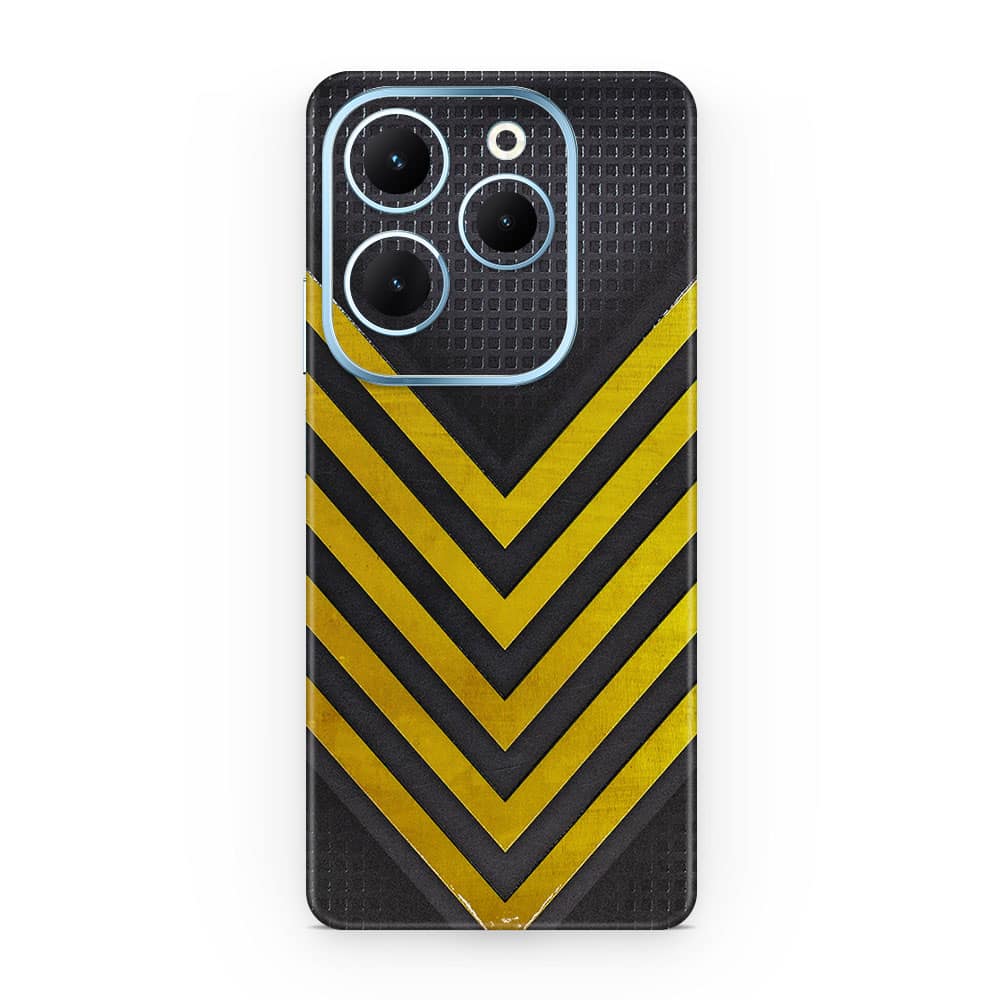 Infinix hot 40 arrows yellow 3d skin wrapitskin