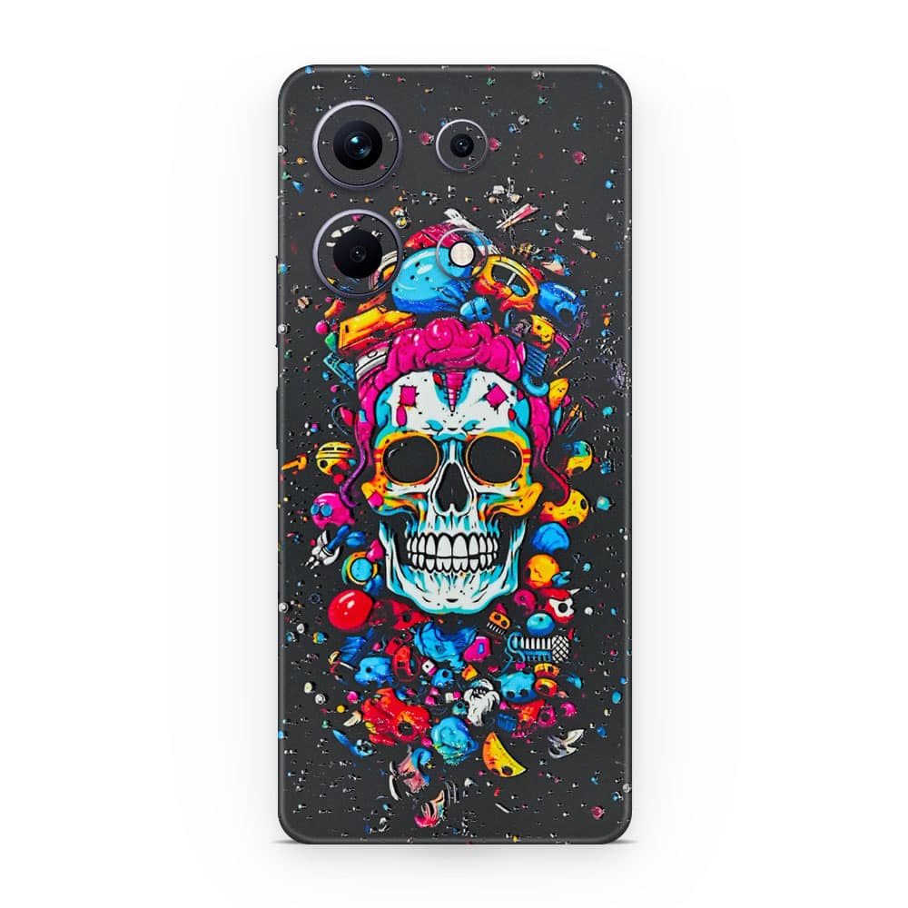 Infinix note 30 skull 3d skin wrapitskin