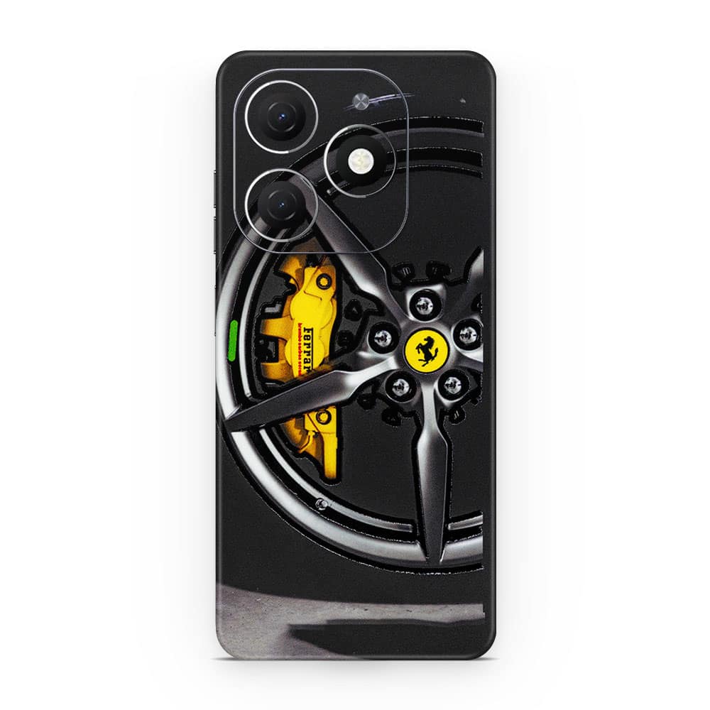 Tecno spark 20c ferrari rim 3d skin wrapitskin