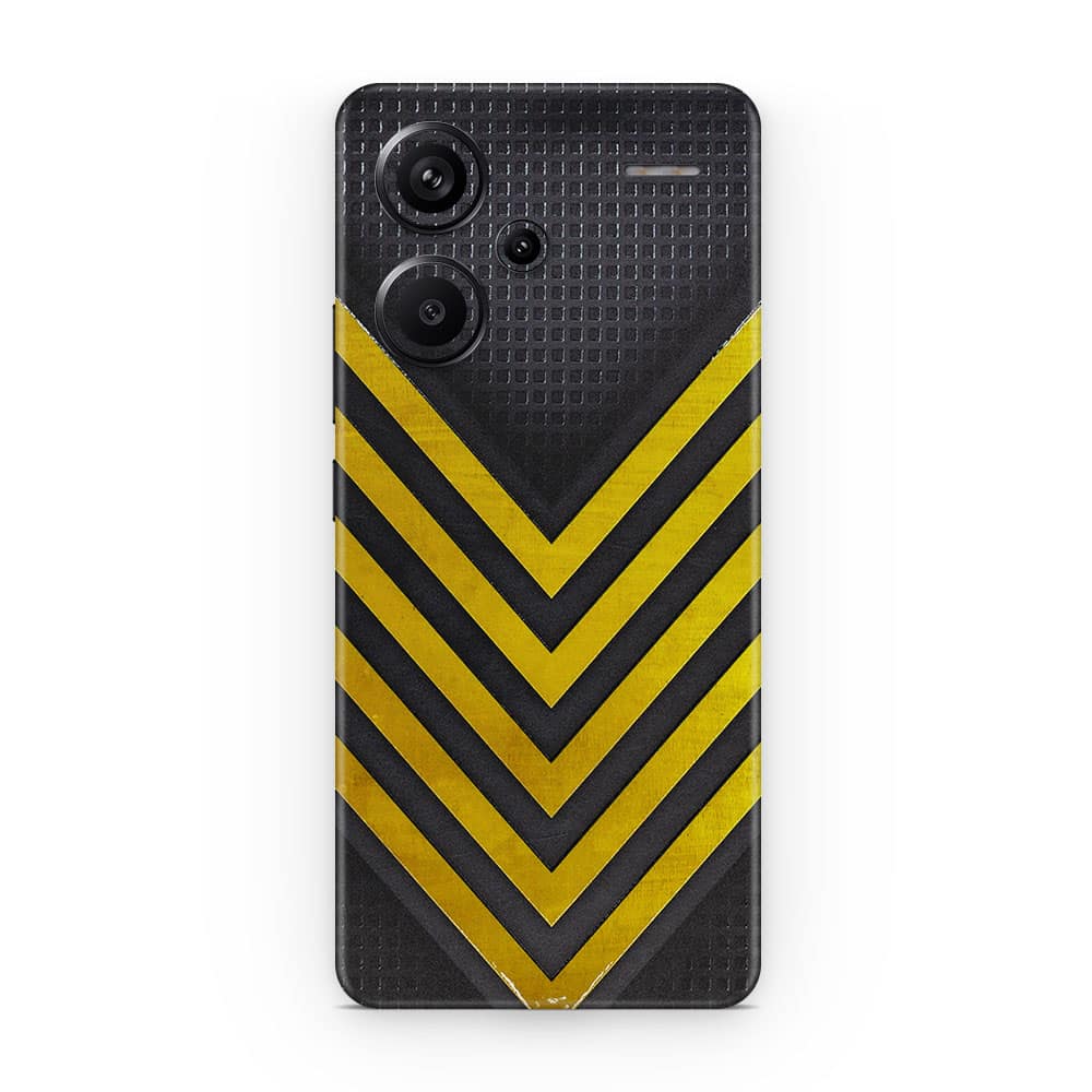 Redmi note 13 pro plus arrows yellow 3d skin wrapitskin