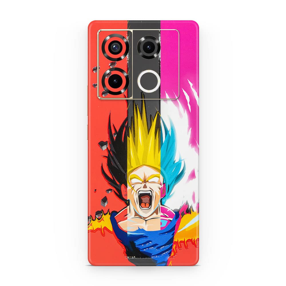 Infinix note 40 pro 5g angry goku 3d skin wrapitskin