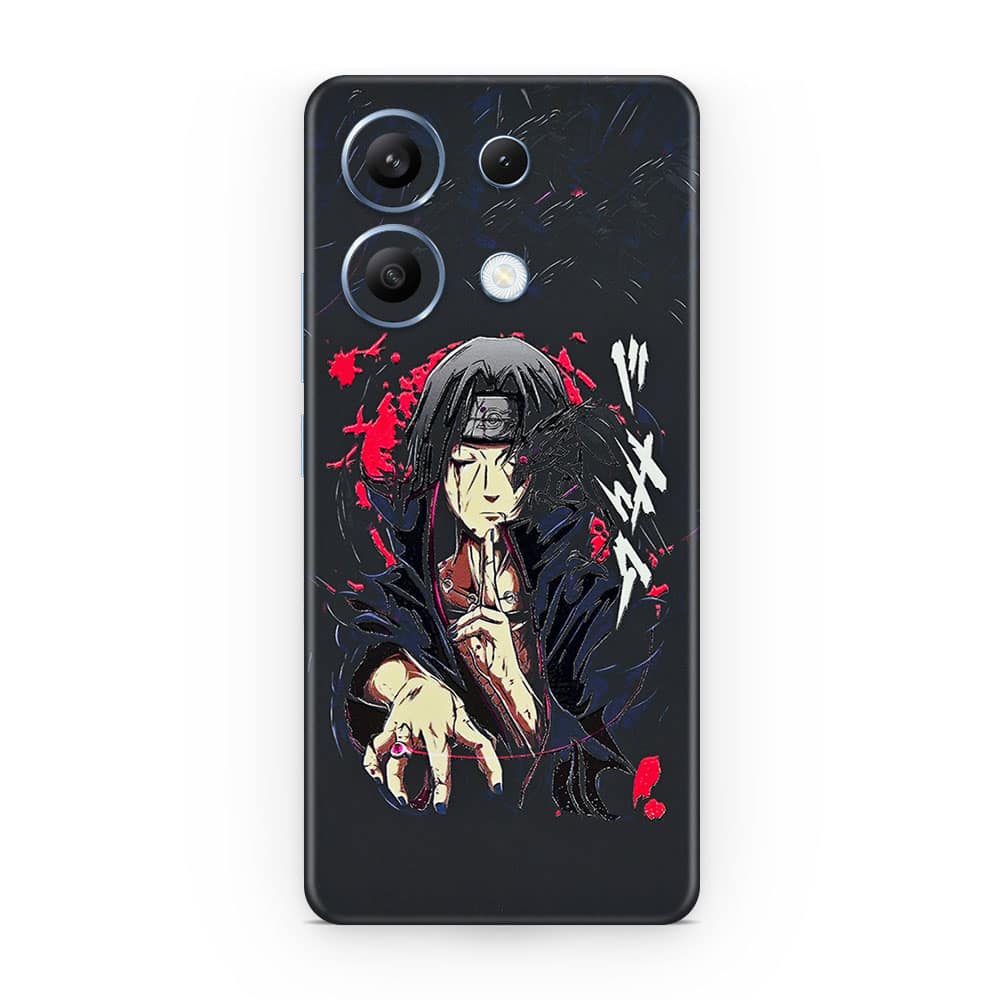 Redmi note 13 4g itachi uchiha 3d skin wrapitskin