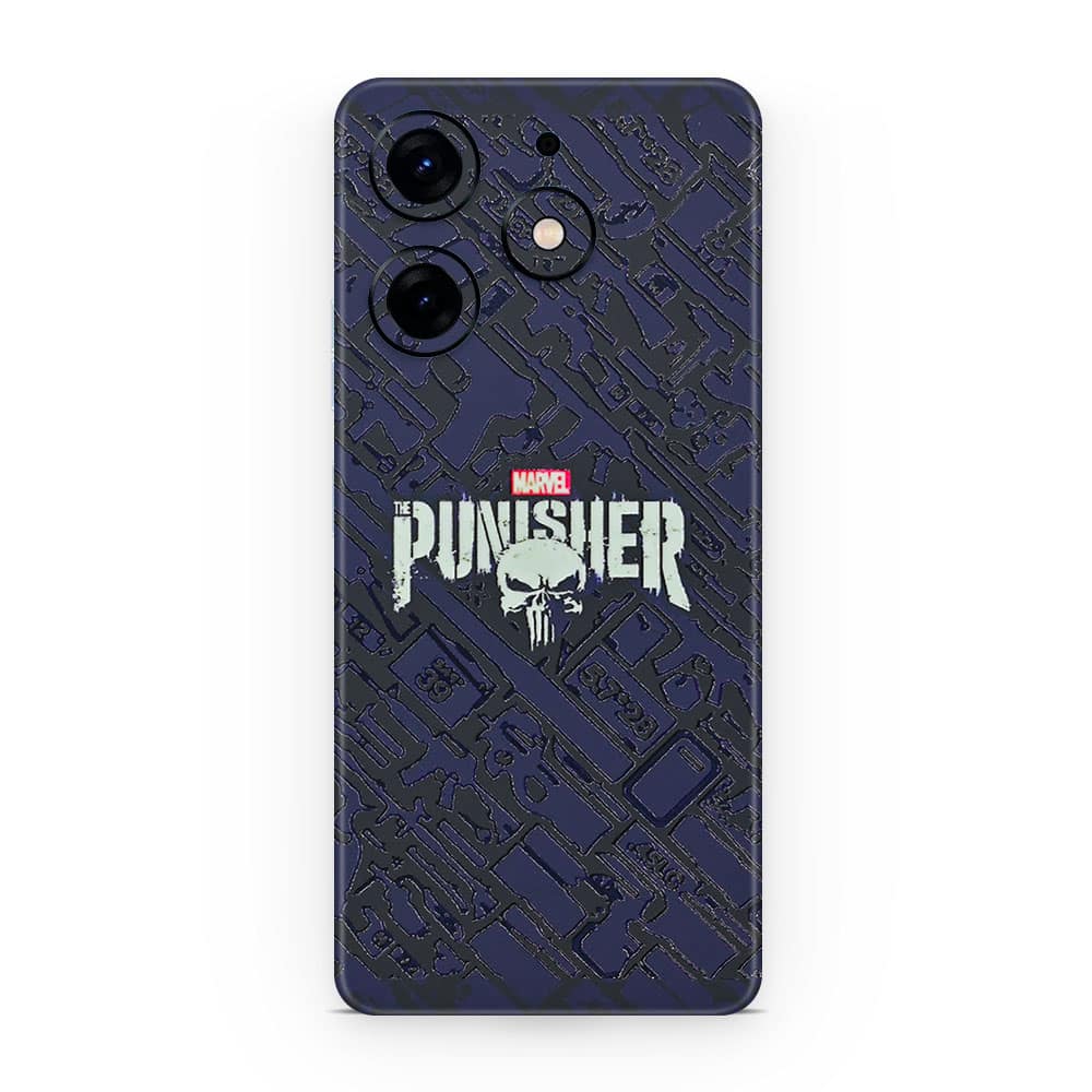 Tecno spark 10 pro punisher 3d skin wrapitskin