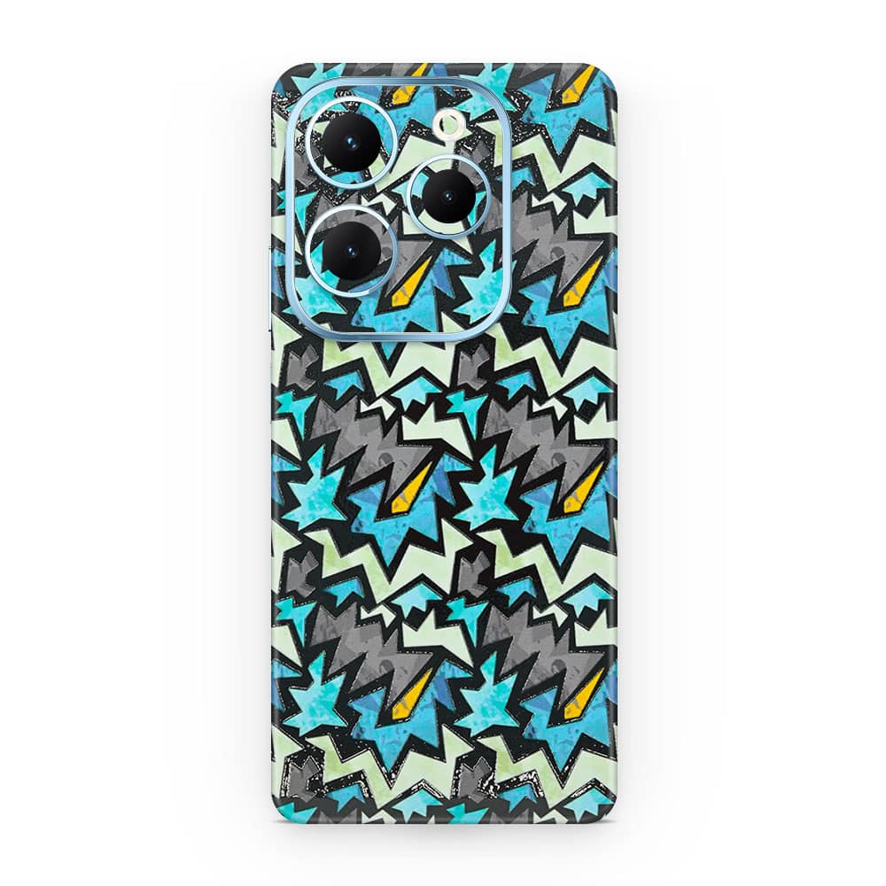Infinix hot 40 graffiti harmony 3d skin wrapitskin
