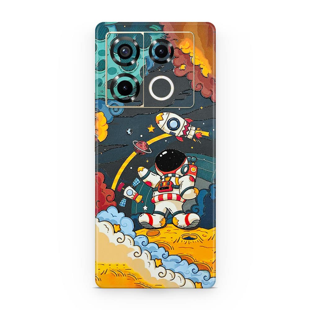 Infinix note 40 pro 5g flight planet 3d skin wrapitskin