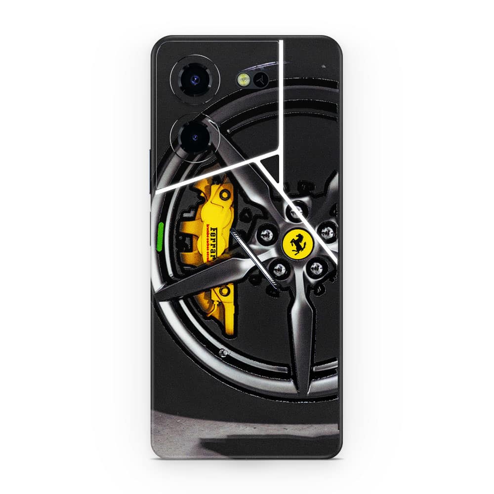 Tecno pova 5 pro 5g ferrari rim 3d skin wrapitskin