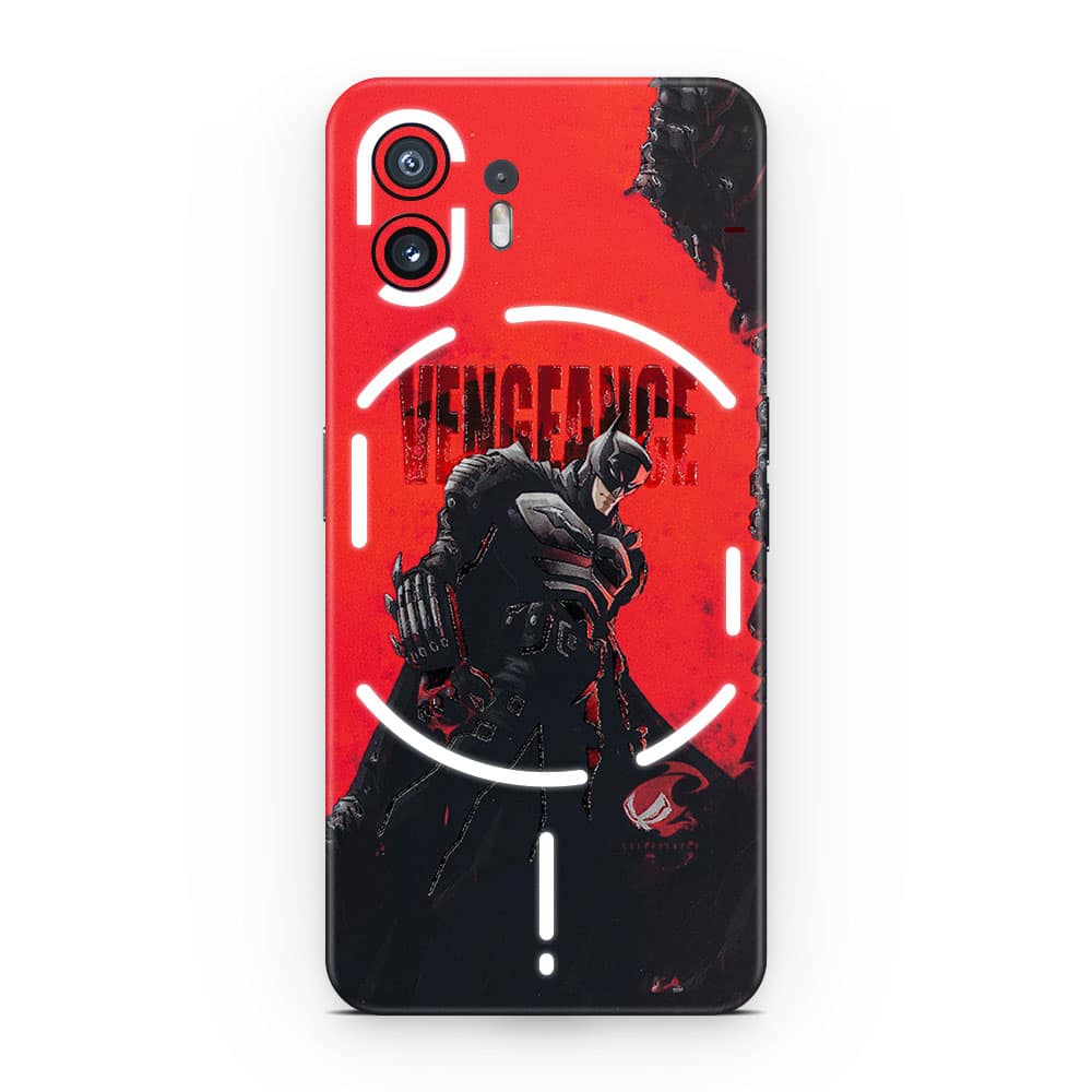 Nothing phone 2 batman’s vengeancer 3d skin wrapitskin