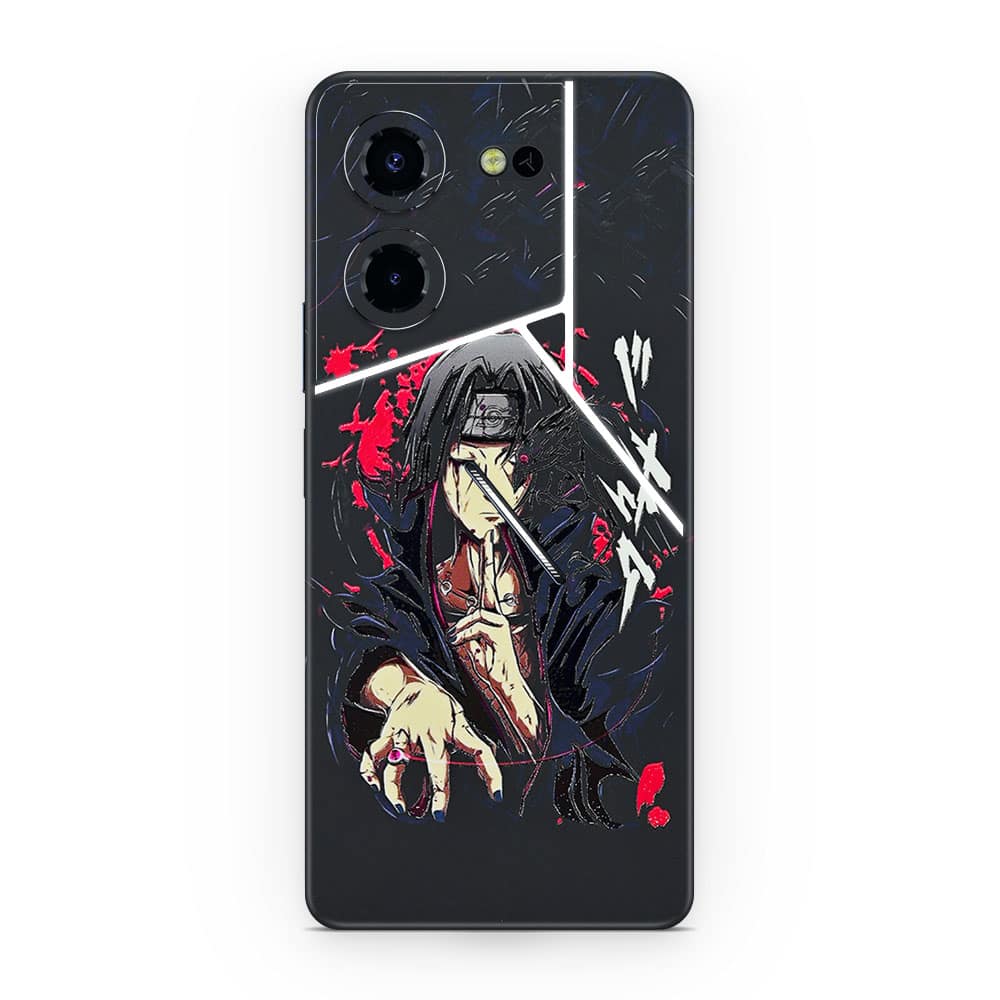 Tecno pova 5 pro 5g itachi uchiha 3d skin wrapitskin