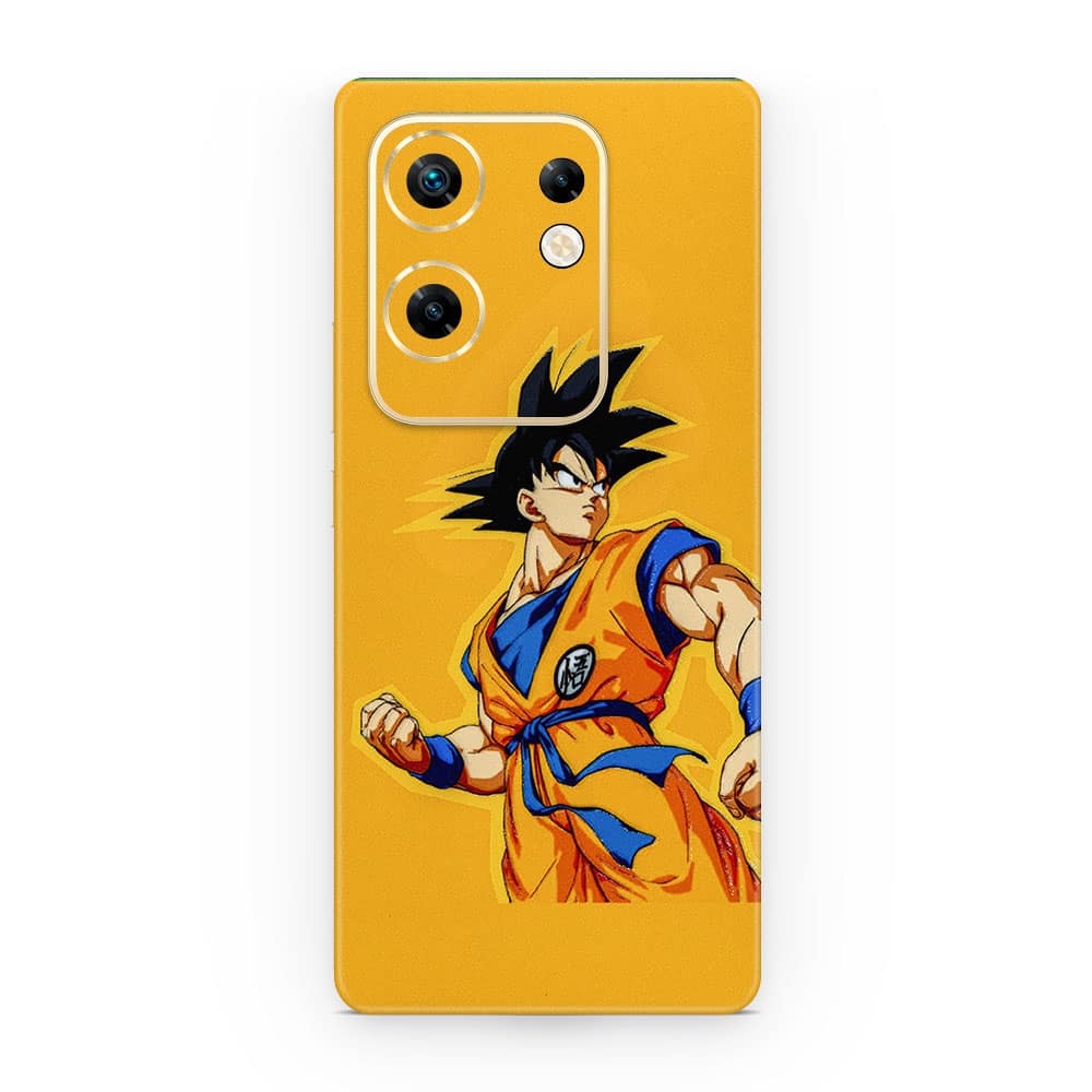 Infinix zero 30 4g goku yellow 3d skin wrapitskin