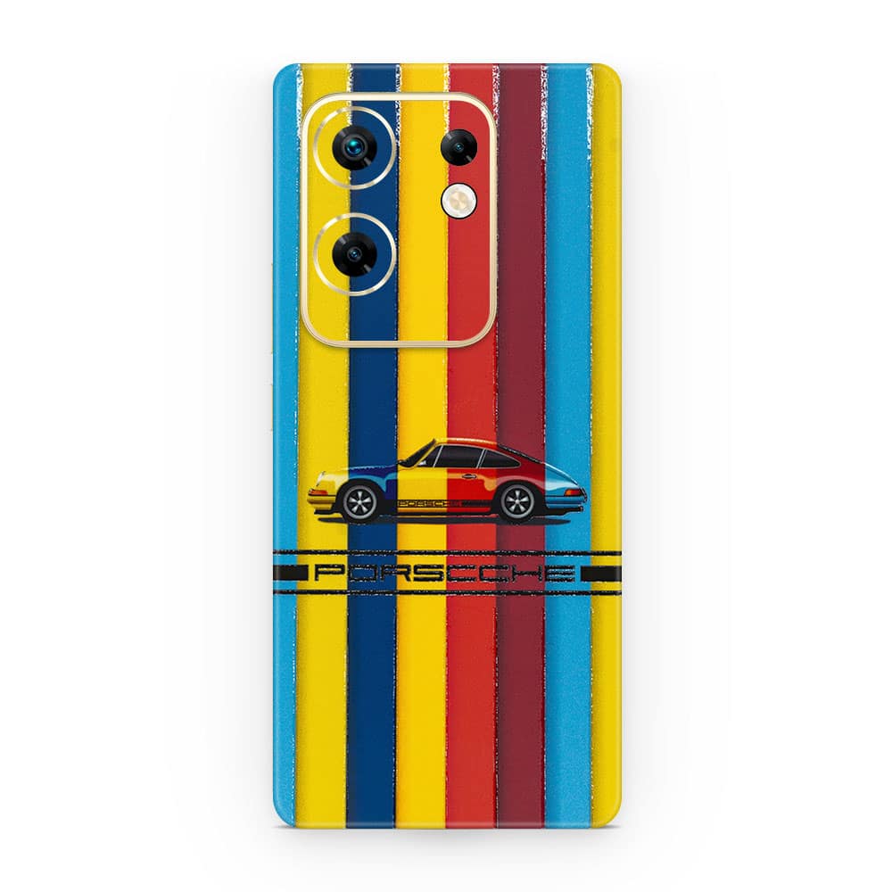 Infinix zero 30 4g porsche multicolor 3d skin wrapitskin
