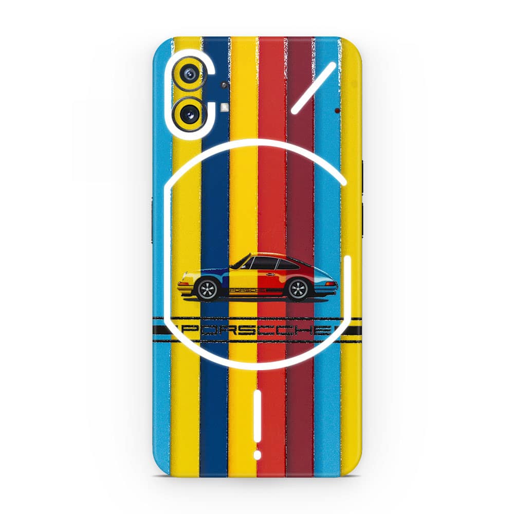 Nothing phone 1 porsche multicolor 3d skin wrapitskin