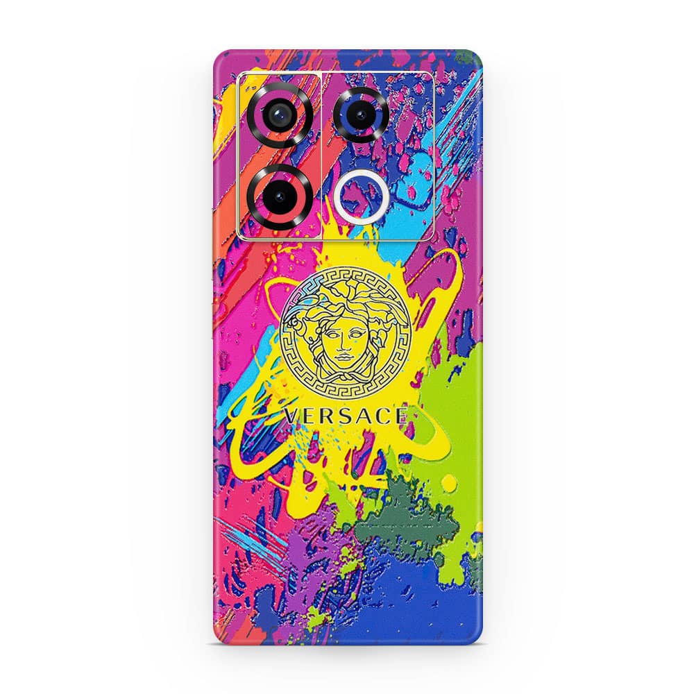 Infinix note 40 pro 5g versace colorful 3d skin wrapitskin