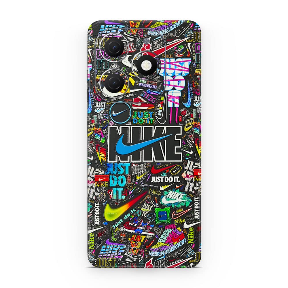 Tecno spark 20c nike logos 3d skin wrapitskin
