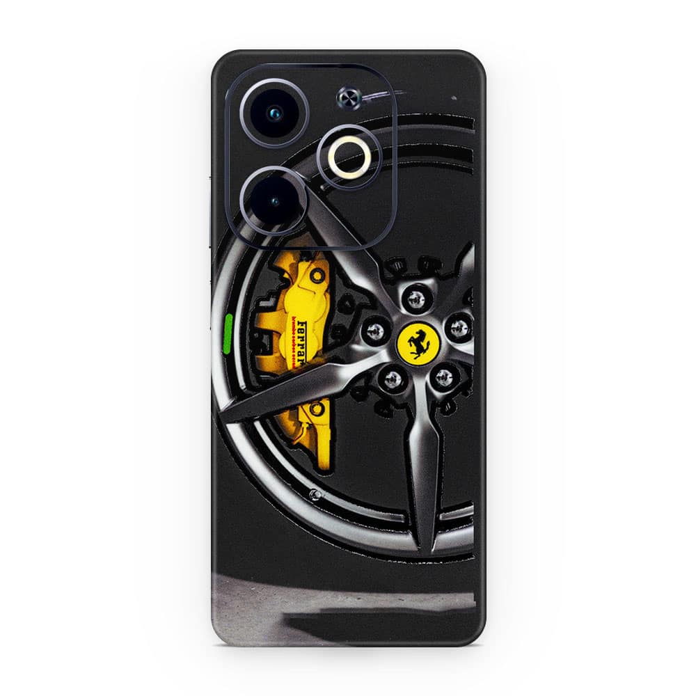 Infinix hot 40i ferrari rim 3d skin wrapitskin