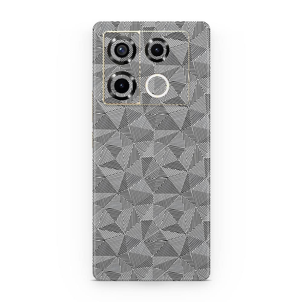 Infinix note 40 pro 5g carbon triangle series wrapitskin