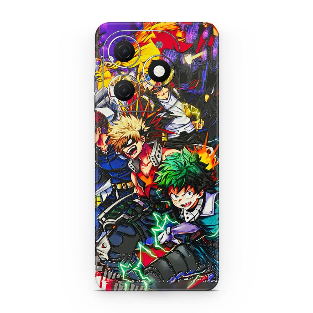 Tecno spark 20c my hero 3d skin wrapitskin