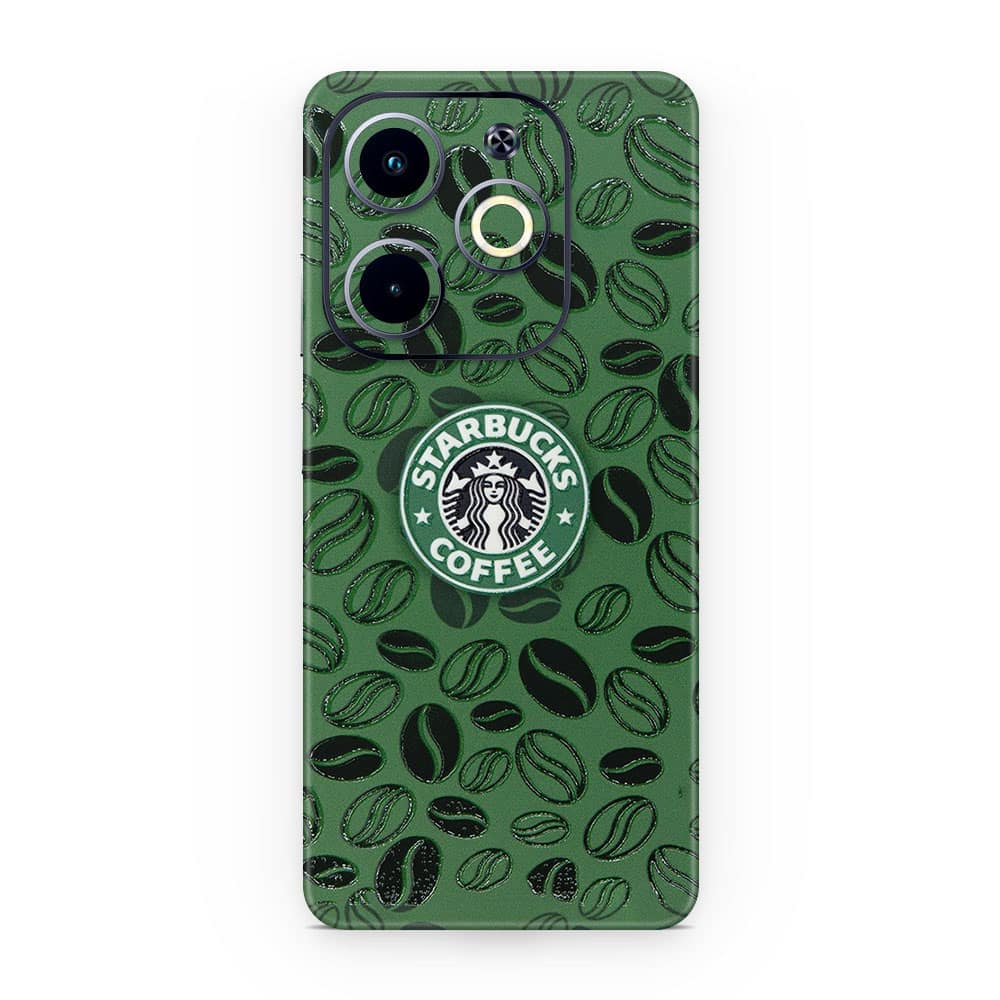 Infinix hot 40i starbucks 3d skin wrapitskin