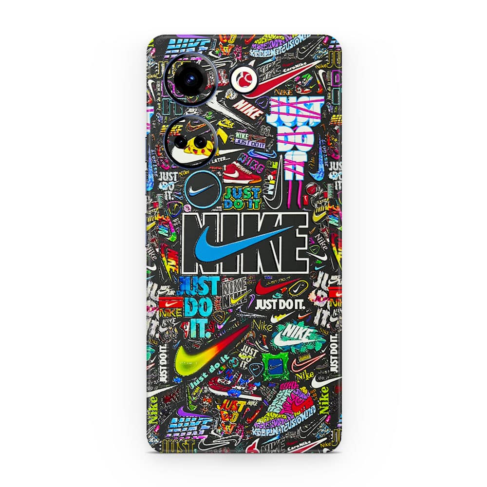 Tecno camon 20 nike logos 3d skin wrapitskin
