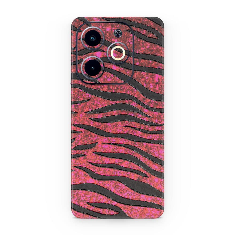 Infinix hot 40i red zebra 3d skin wrapitskin