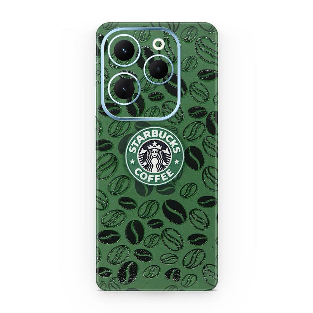Infinix hot 40 starbucks 3d skin wrapitskin