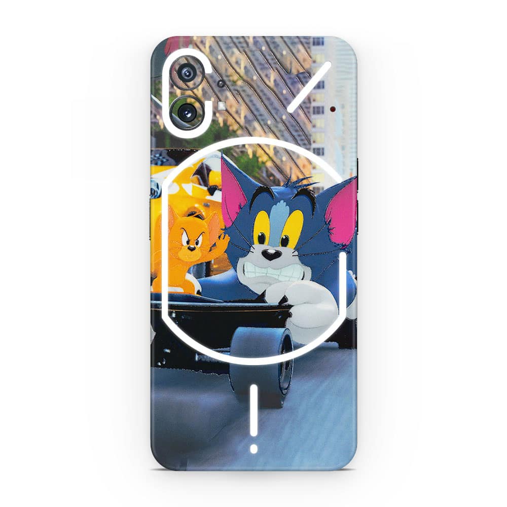 Nothing phone 1 tom and jerry 3d skin wrapitskin