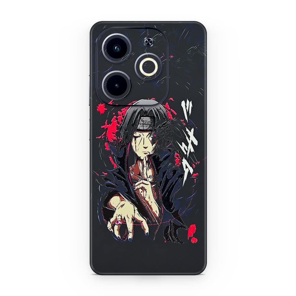 Infinix hot 40i itachi uchiha 3d skin wrapitskin